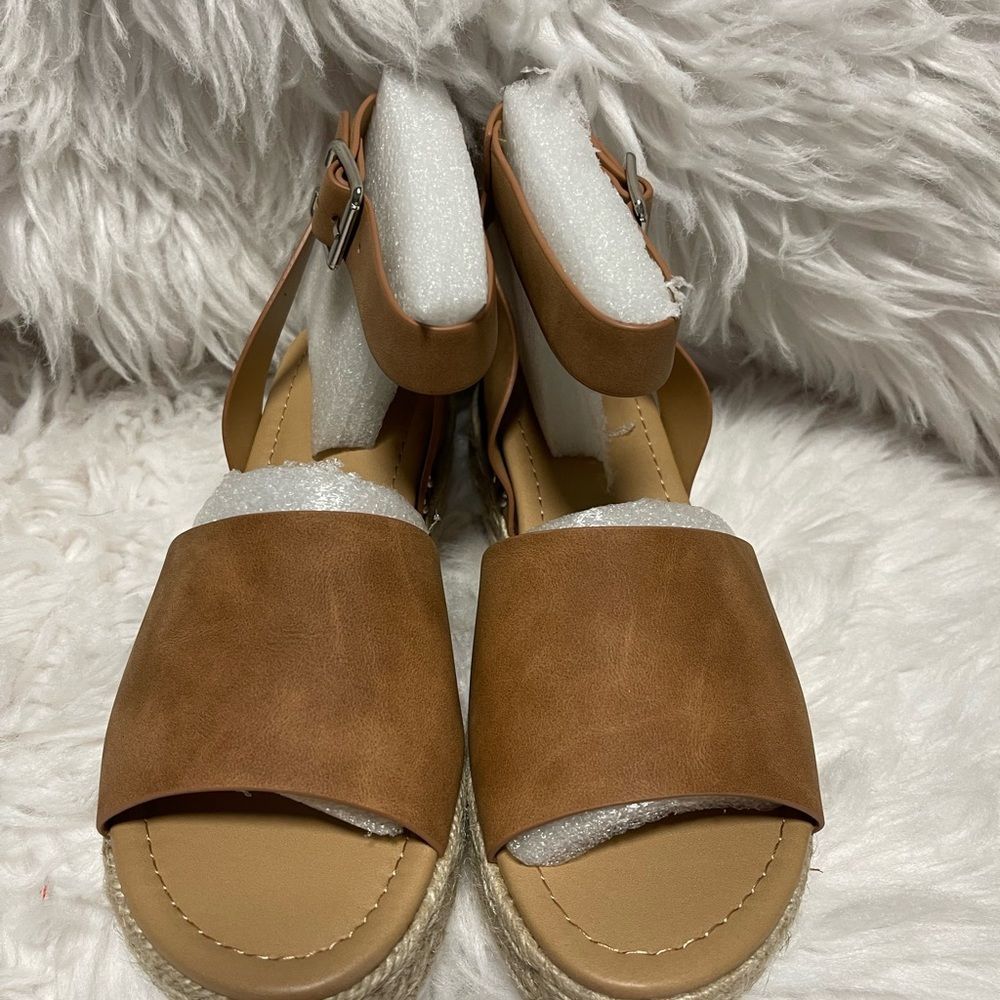 Espadrille Strap Open Toe Sandals NIB - Picture 9 of 9